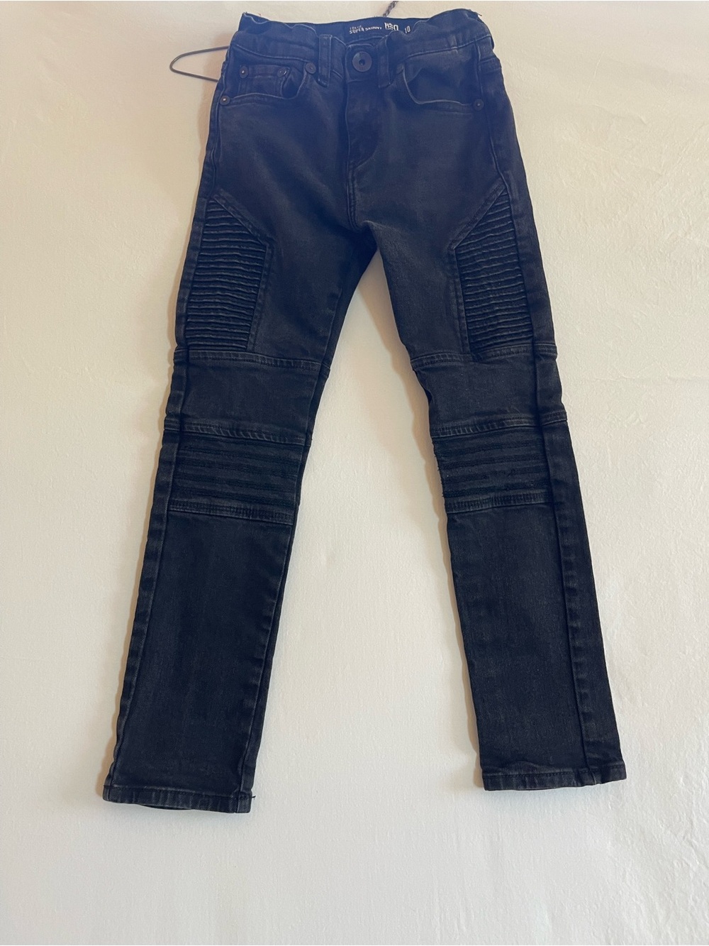 RSQ Kids Black Biker-Style Jeans